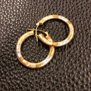 14K Gold Hoops